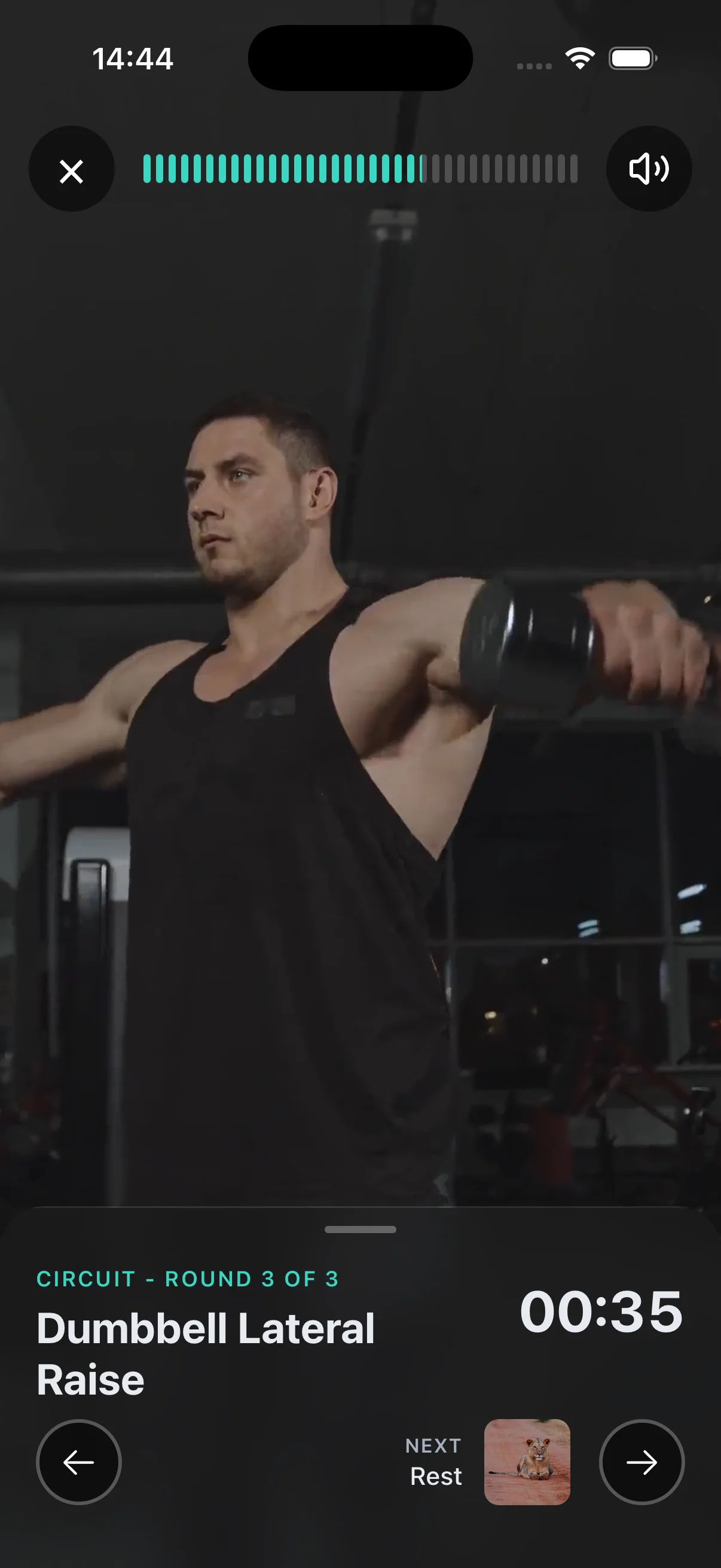 Fitness Gen workout player